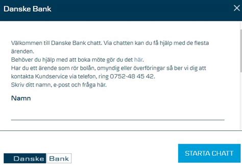 Danske bank kundtjänst